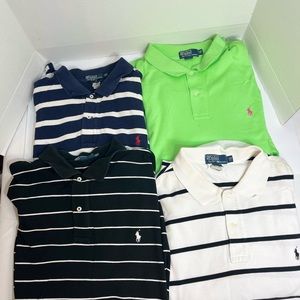 4 Men’s Polo Shirts Size 2XB Big